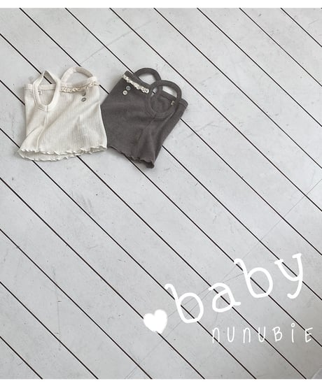 13[予約]nunubiel bebe eyelet sleeveless