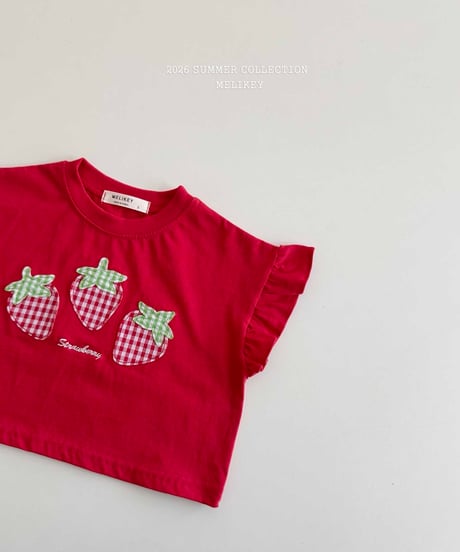 3[予約]melikey strawberry patch t