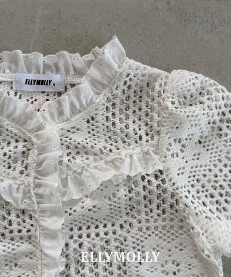 20[予約]ELLYMOLLY rosy crochet bl