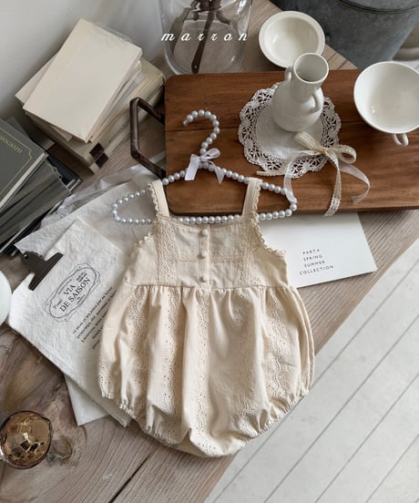 41[予約]marron garden bloom suit(6-18m)