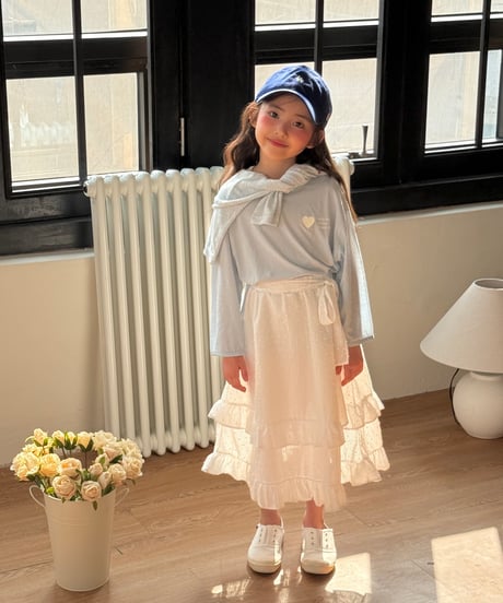 64[予約]ninibello amelie long skirt