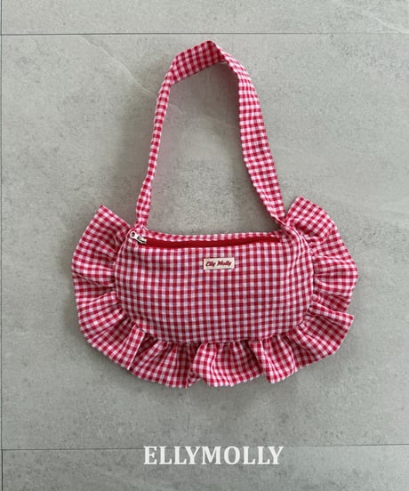 124[予約]ELLYMOLLY mini frill bag