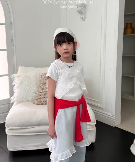 80[予約]matilda&lee see through frill ops
