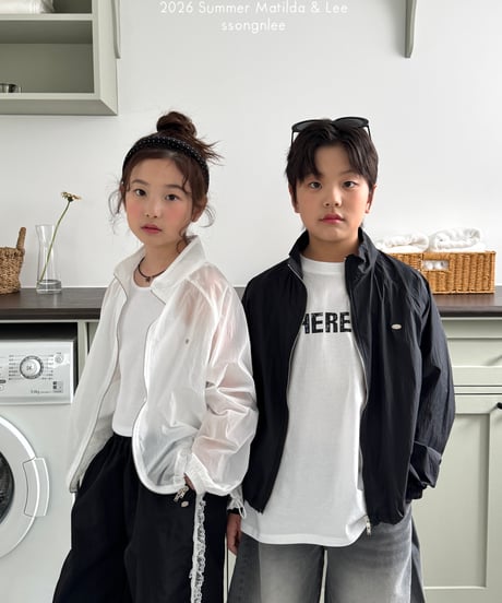 89[予約]matilda&lee see through windbreaker