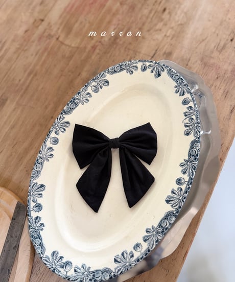 71[予約]marron bubble ribbon brooch