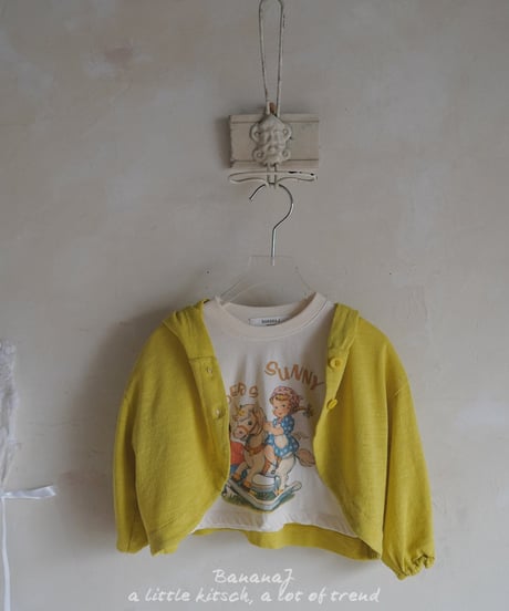 3[予約]BANANAJ nari hood cardigan