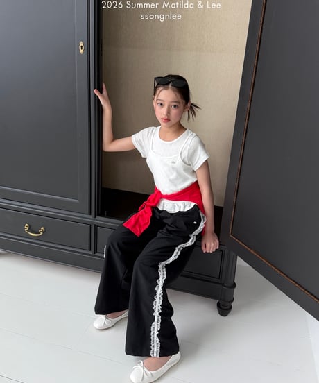 72[予約]matilda&lee lace school pants