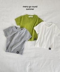 12[予約]merry go round soft short sleeve tee