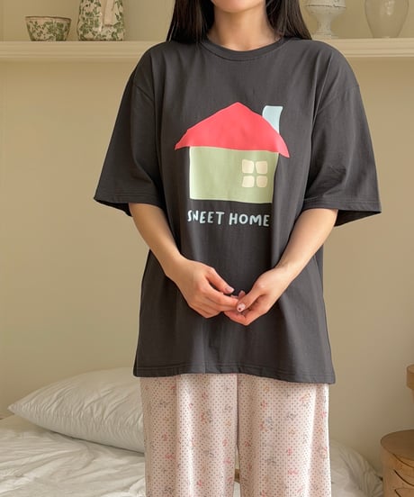 12[予約]ninibello sweet home short sleeve tee(adult)
