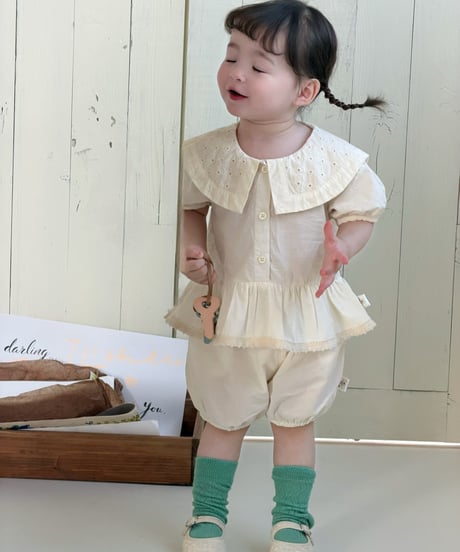 8[予約]mydaughter mari garden bloomer set