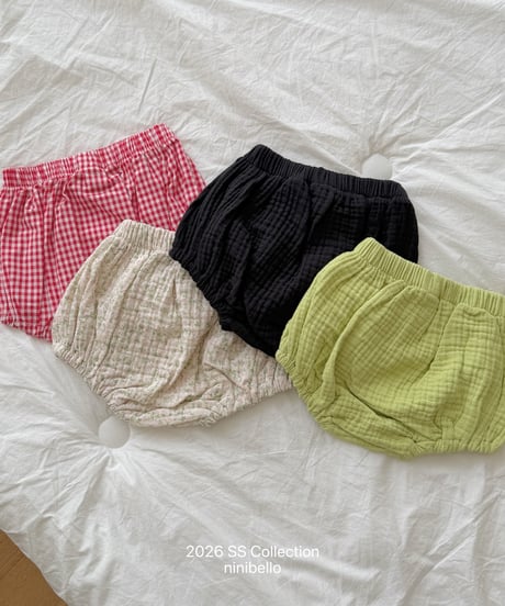 104[予約]ninibello cancan button bloomers(baby)