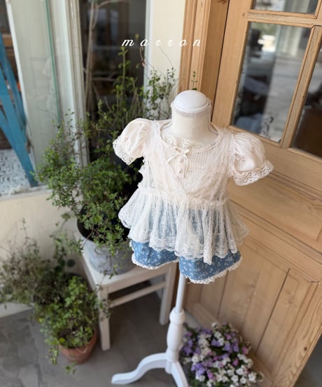 24[予約]marron lace sco bustier(XS-L)