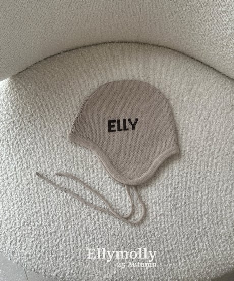116[予約]送料無料 ELLYMOLLY self made knit hat