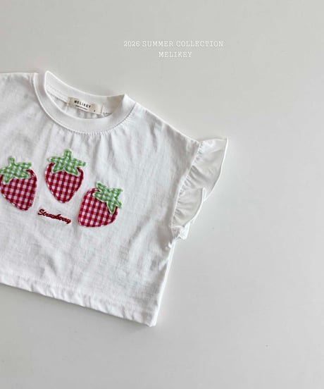 3[予約]melikey strawberry patch t