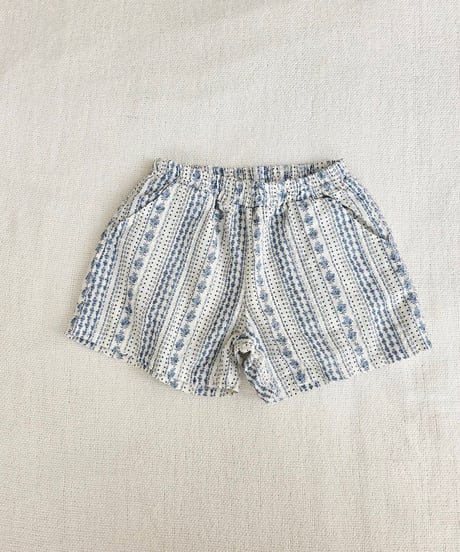 36[予約]mon Atelier morocco shorts