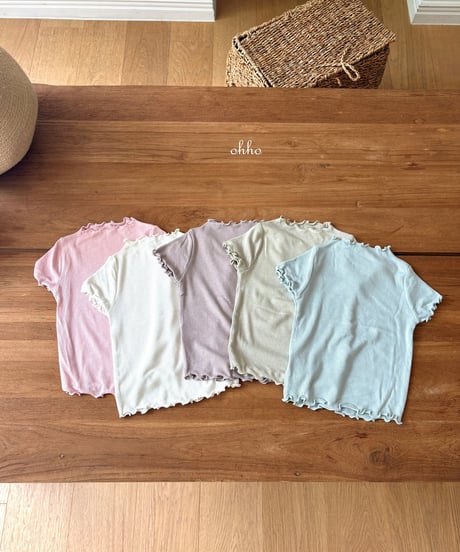 29[予約]ohho dove petit short sleeve t
