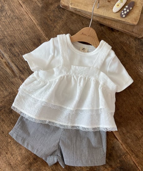 19[予約]anneshirley plain flat t-shirt