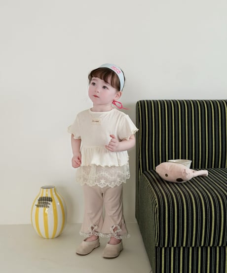 41[予約]mydaughter any lace stretch pants