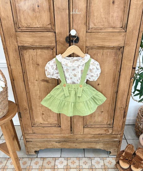 30[予約]ohho rose frill blouse