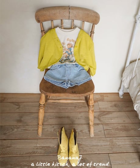 3[予約]BANANAJ nari hood cardigan