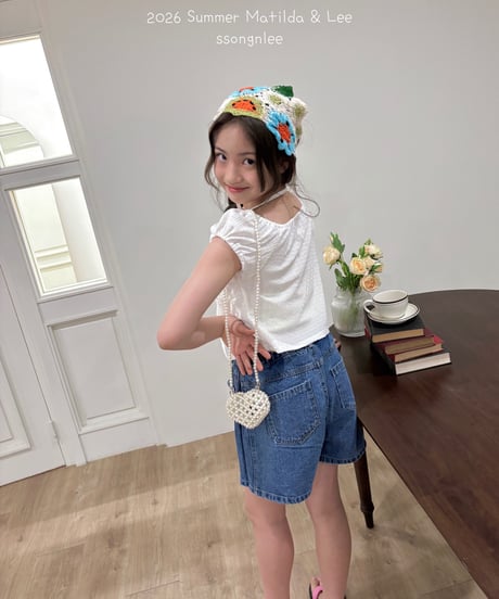 67[予約]matilda&lee wrinkle denim pants