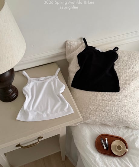 1[予約]matilda&lee basic ribbed camisole