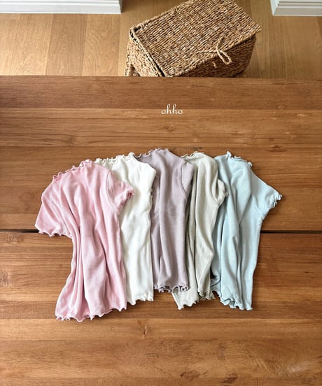 29[予約]ohho dove petit short sleeve t