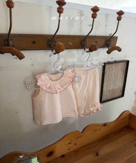 10[予約]marron ribbon set up(XS-L)