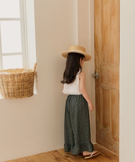 20[予約]mon Atelier flora frill pants