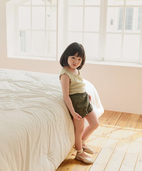 3[予約]mon Atelier sabet frill camisole