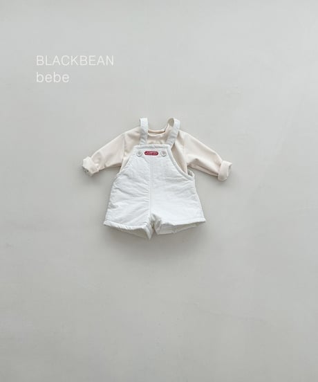 21[予約]blackbean leaf bebe overall set(baby)