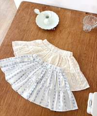 36[予約]ohho ette shirred skirt