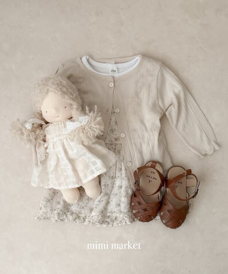18[予約]mimi market rib cardigan