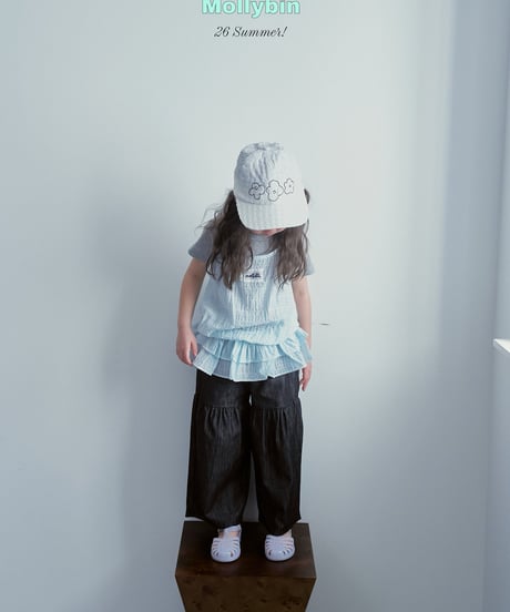1[予約]Mollybin sally shirring top