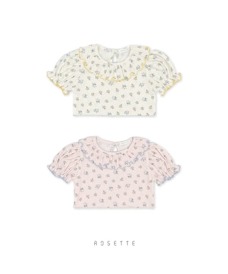 1[予約]ROSETTE coco shirring t-shirt