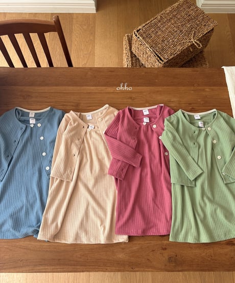 23[予約]ohho fruit sleeveless ops