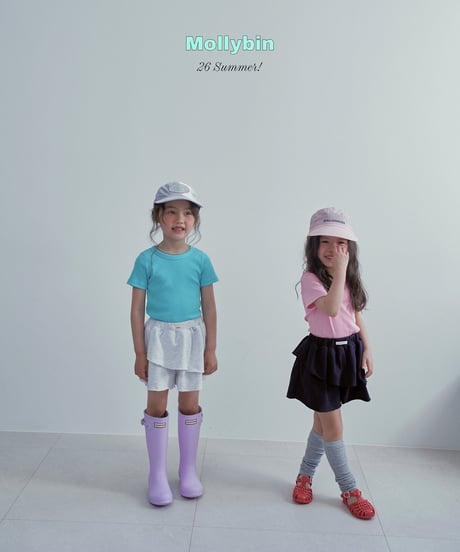 14[予約]Mollybin pony uneven skirt pants