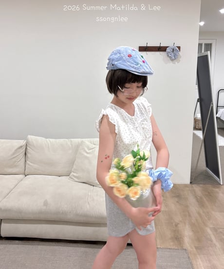 17[予約]matilda&lee eyelet wing tee