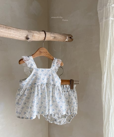 6[予約]anneshirley flower ribbon blouse set