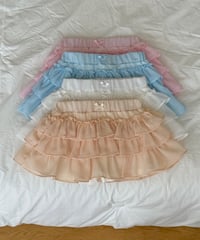 60[予約]ninibello fruit tiered skirt