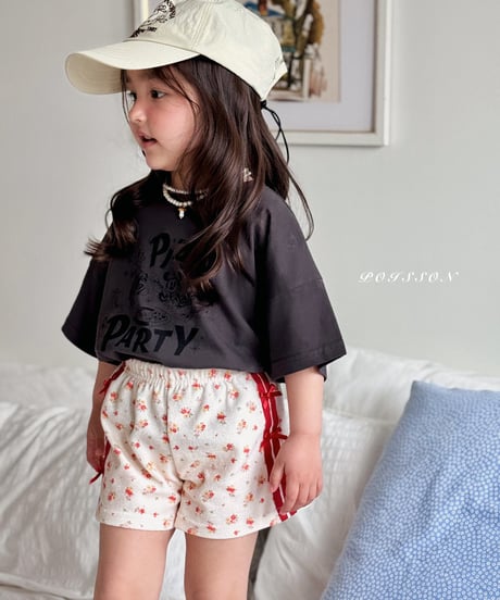 17[予約]poisson flower line shorts