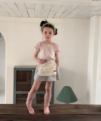 72[予約]aiai striped apron skirt