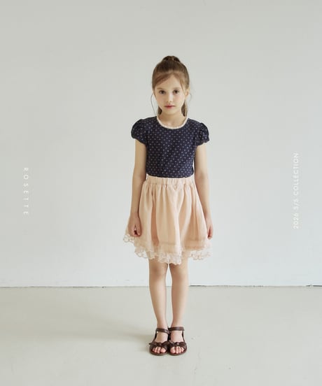 4[予約]ROSETTE tulip puff t-shirt(JS有)