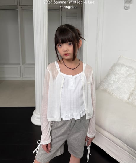 4[予約]matilda&lee frill camisole
