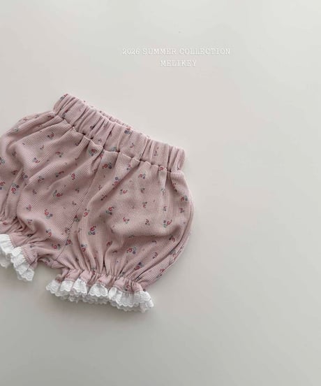 62[予約]melikey bonbon pumpkin pants(flower)