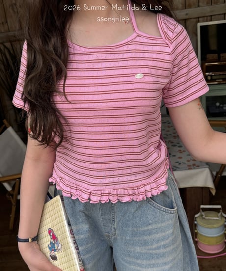 19[予約]matilda&lee ruffle halter neck