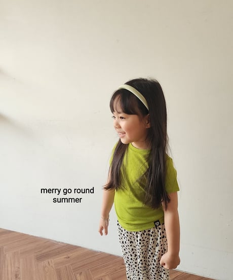 12[予約]merry go round soft short sleeve tee
