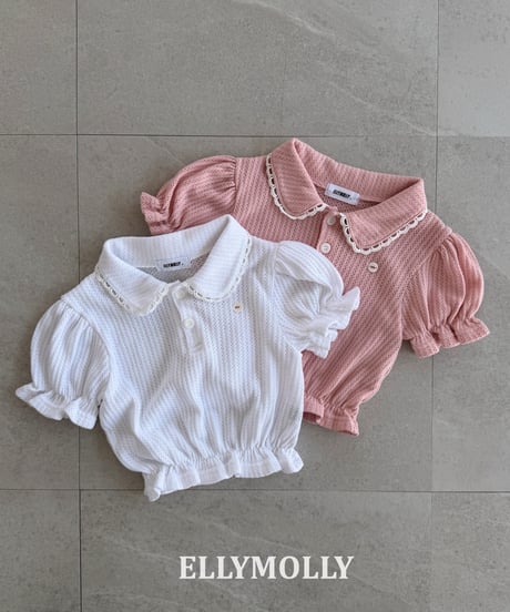 10[予約]ELLYMOLLY atelier puff collar tee