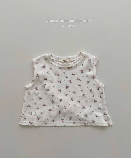 61[予約]melikey dindin frill sleveless t-shirt