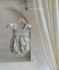 89[予約]monbebe green veil suit